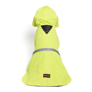 beboji Reflective Raincoat for Dogs with Hoodie -Green-S - Zigly