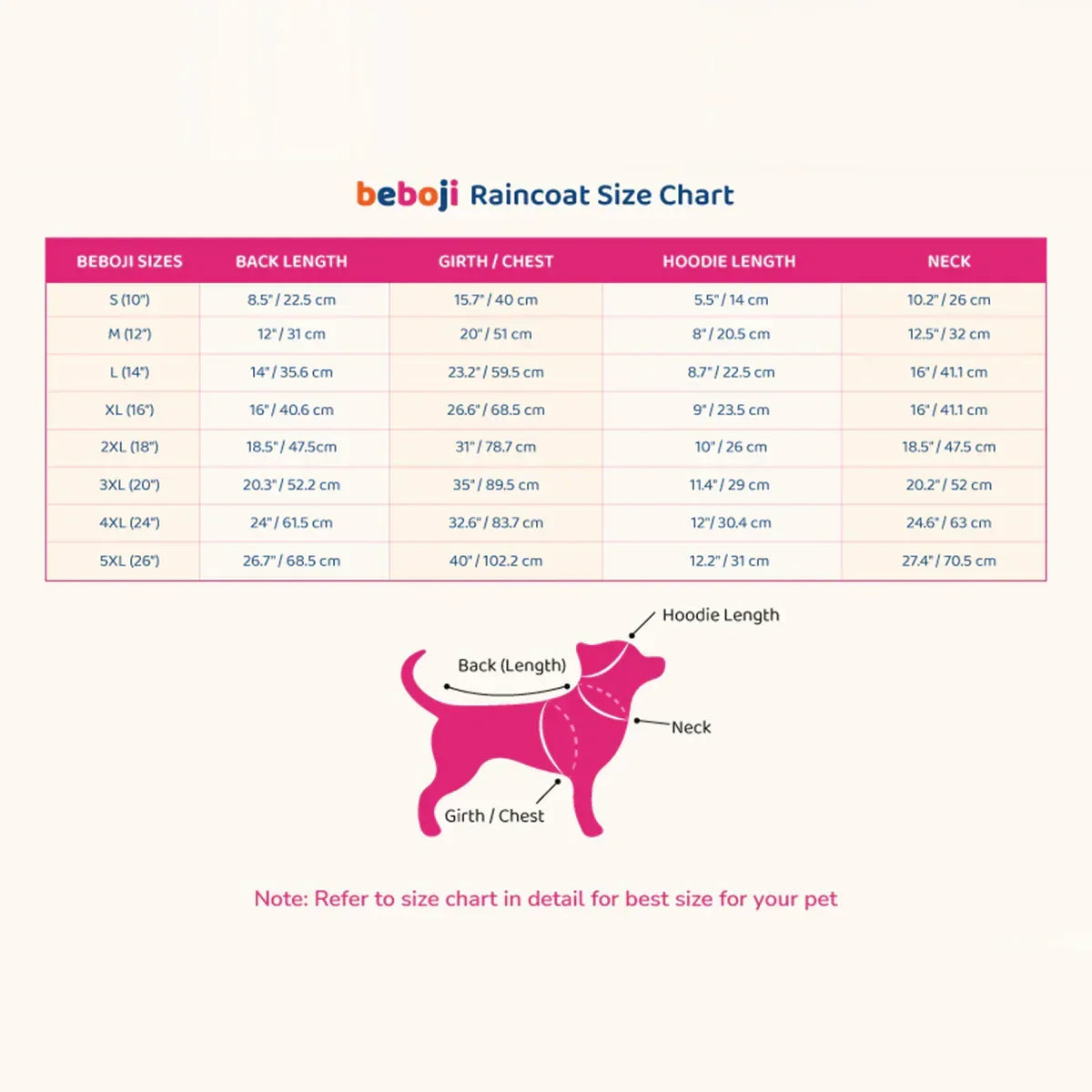 beboji Reflective Raincoat for Dogs with Hoodie -Purple-S - Zigly