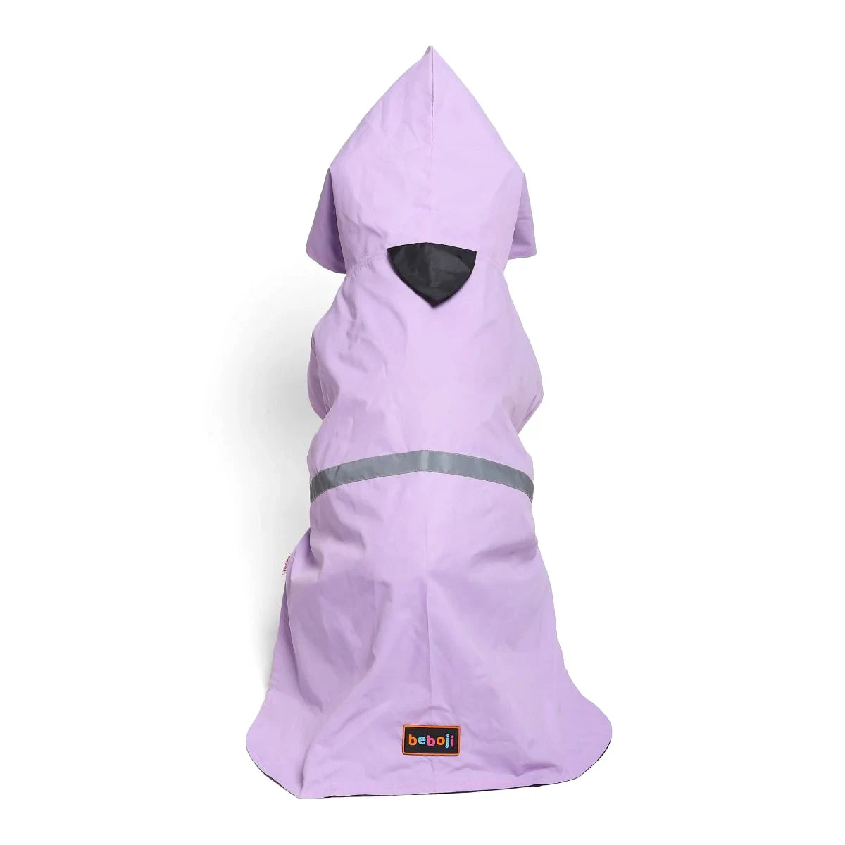 beboji Reflective Raincoat for Dogs with Hoodie -Purple-S - Zigly