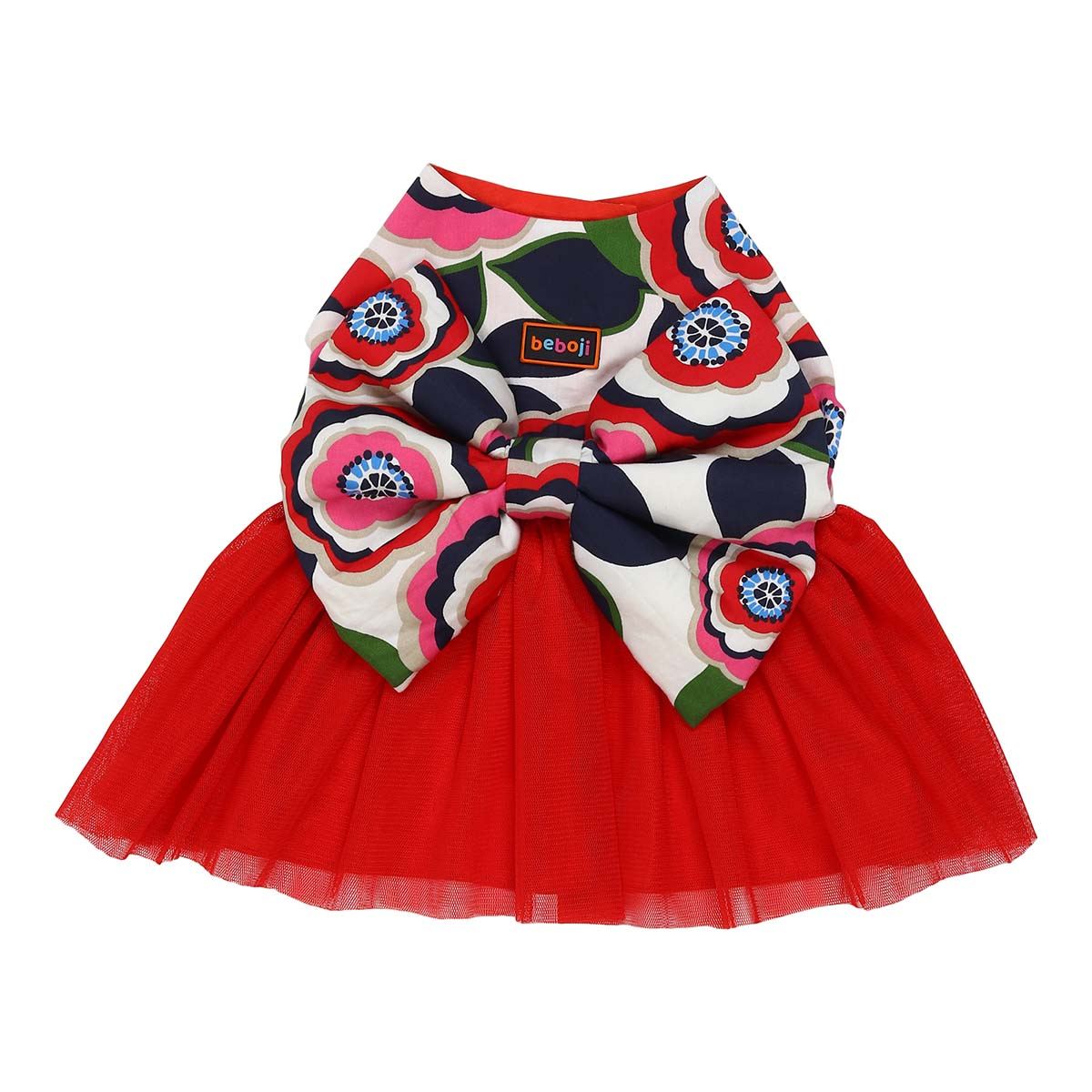 beboji Big Bow Flare Dog Frock - Zigly
