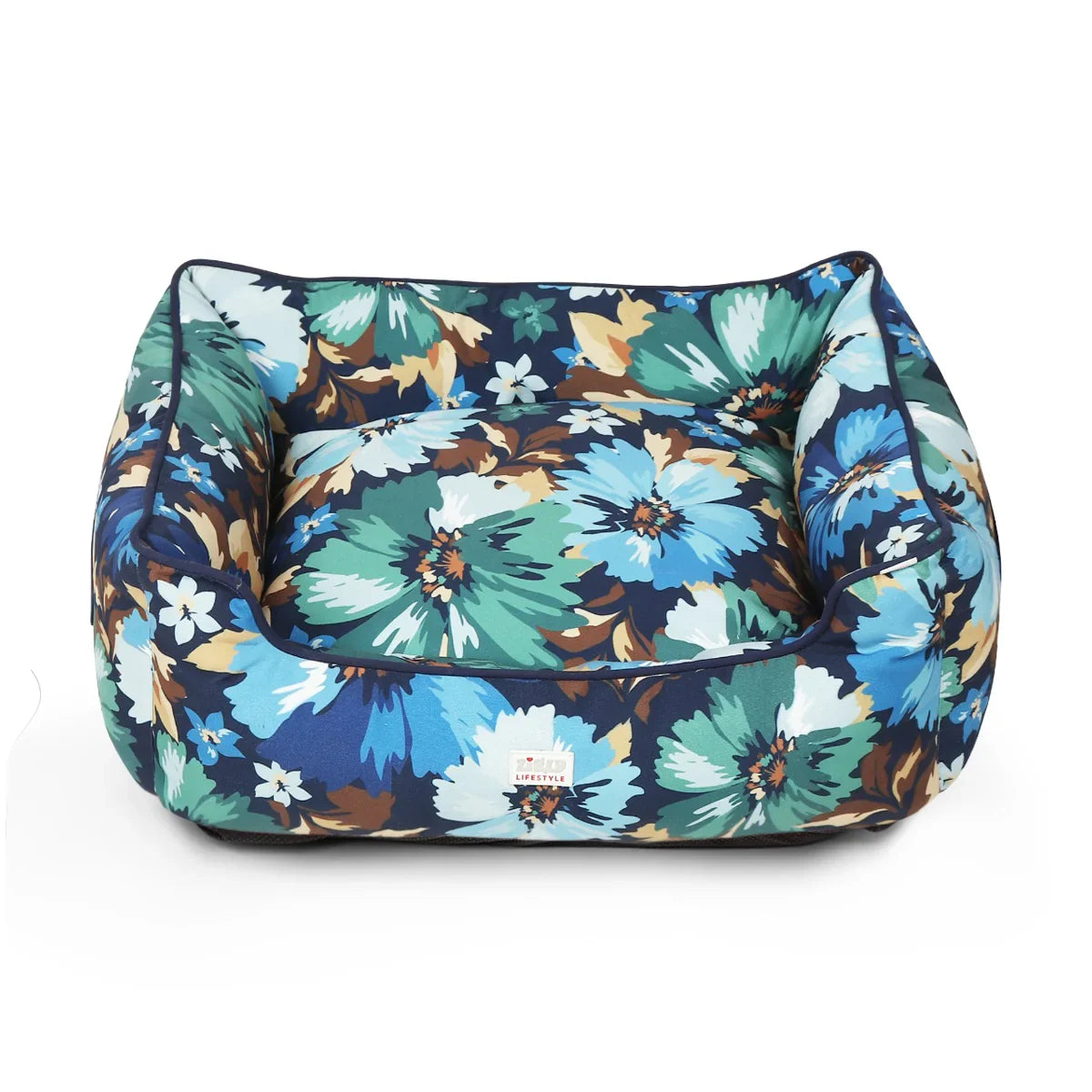 ZL Midnight Flower Lounger Dog Bed - Zigly
