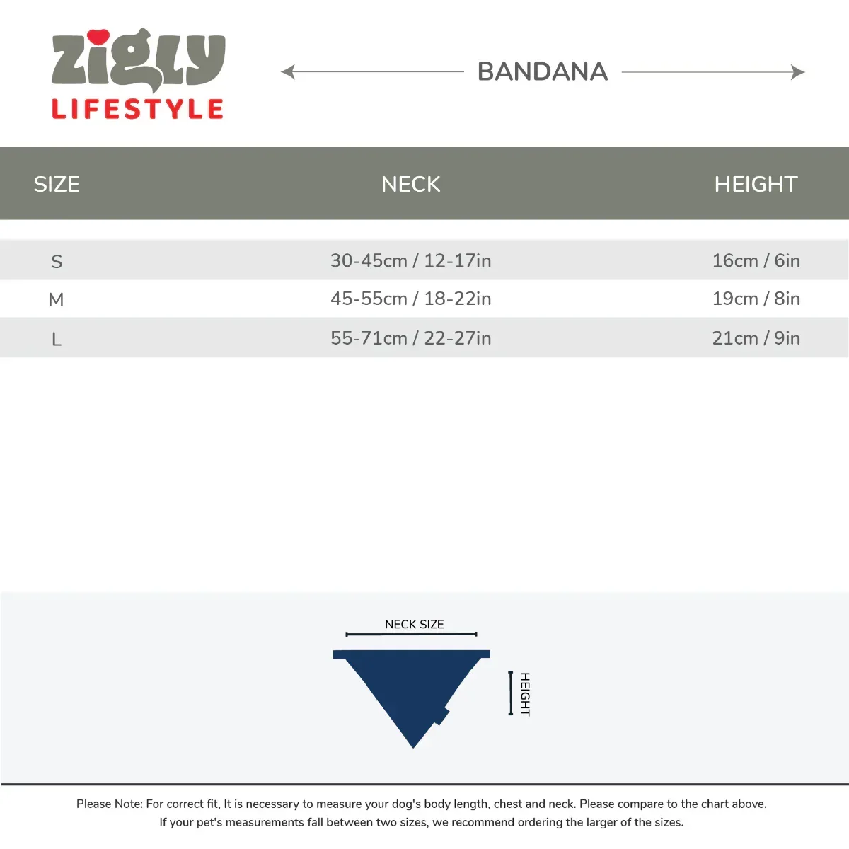 ZL Love Bites Dog Bandana - Zigly