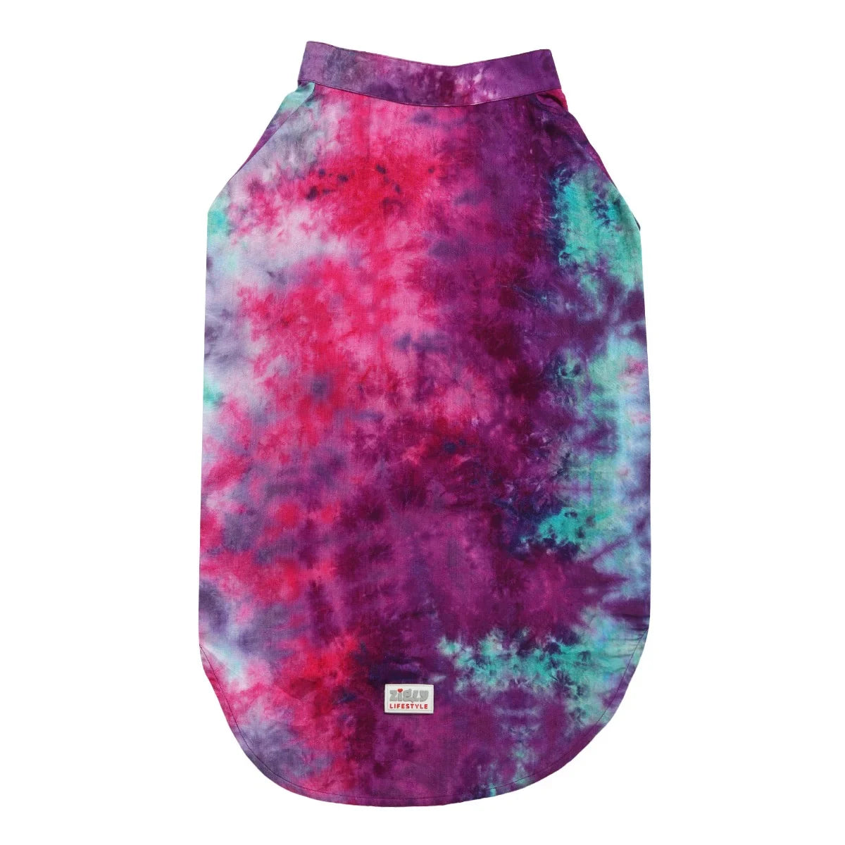 ZL Colourful Summer Splash Dog Shirt-Large - Zigly