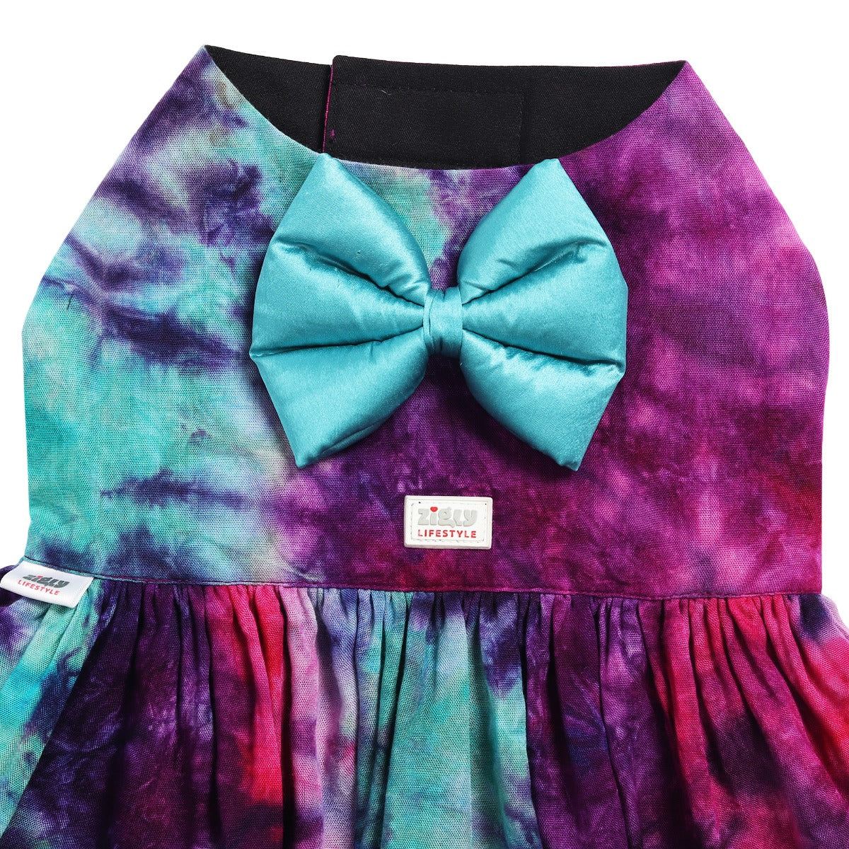 ZL Colourful Splash Dog Frock - Zigly