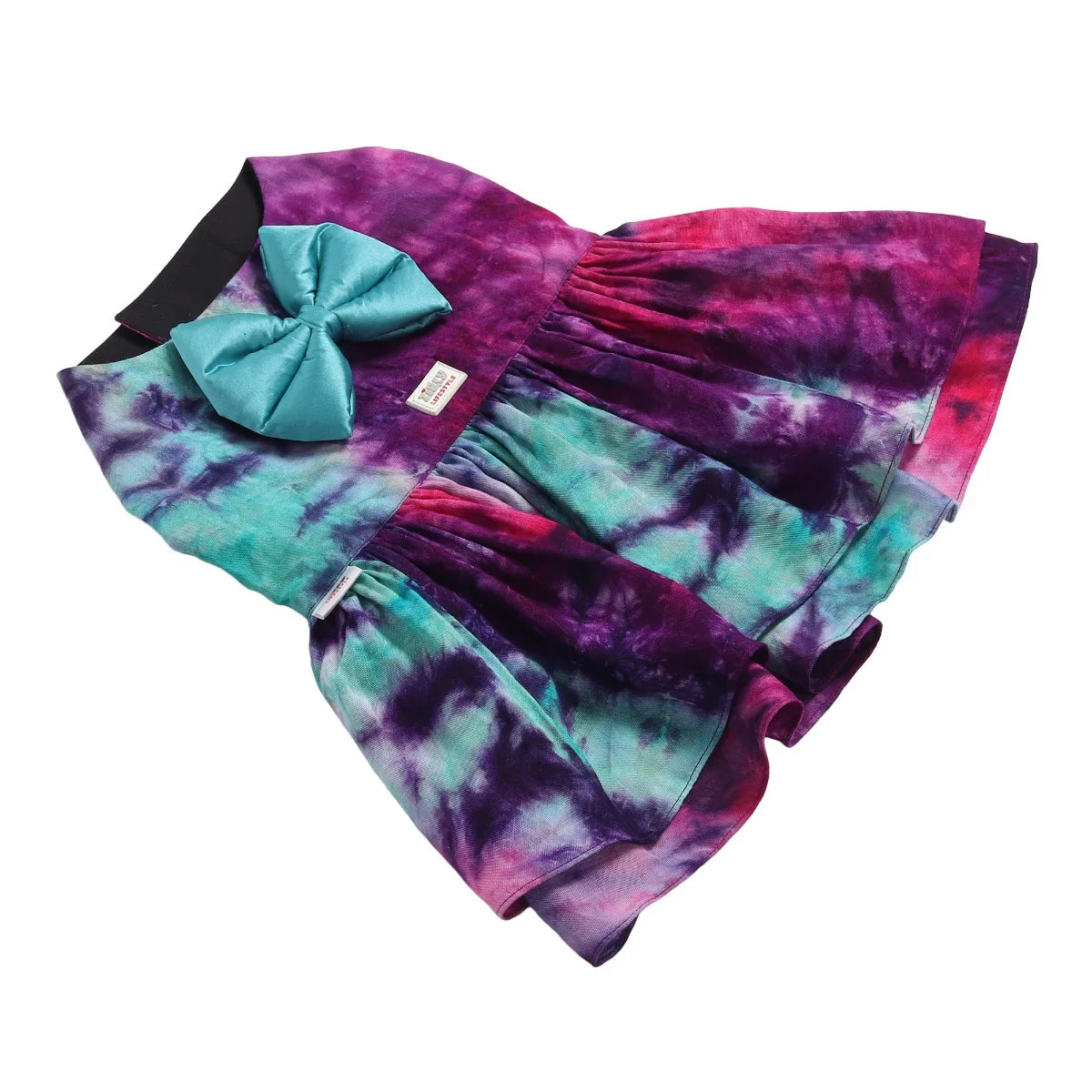 ZL Colourful Splash Dog Frock - Zigly