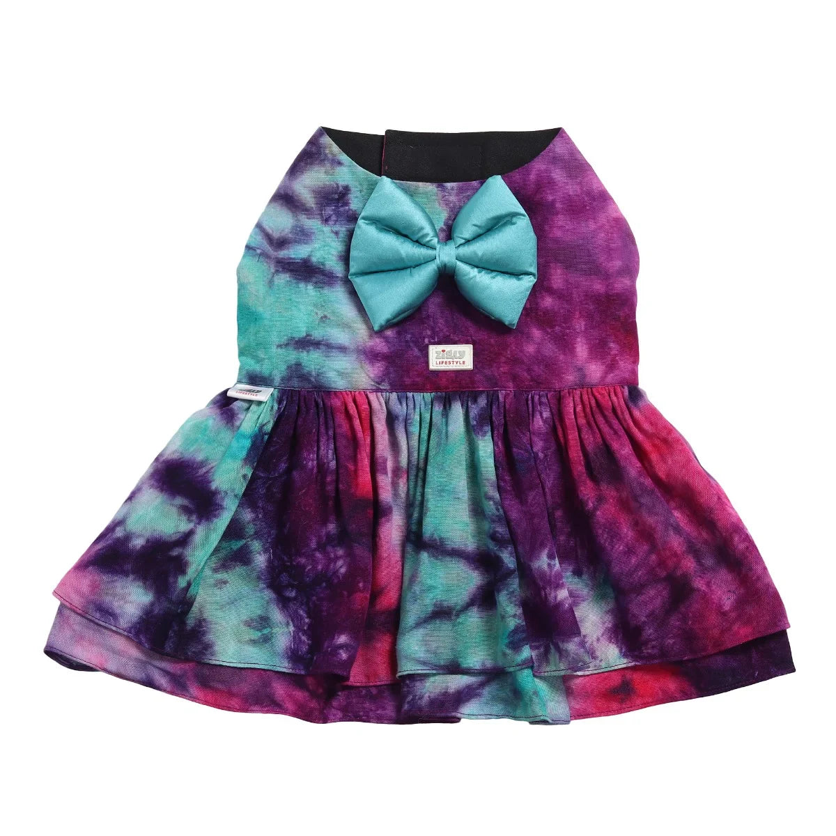 ZL Colourful Splash Dog Frock - Zigly