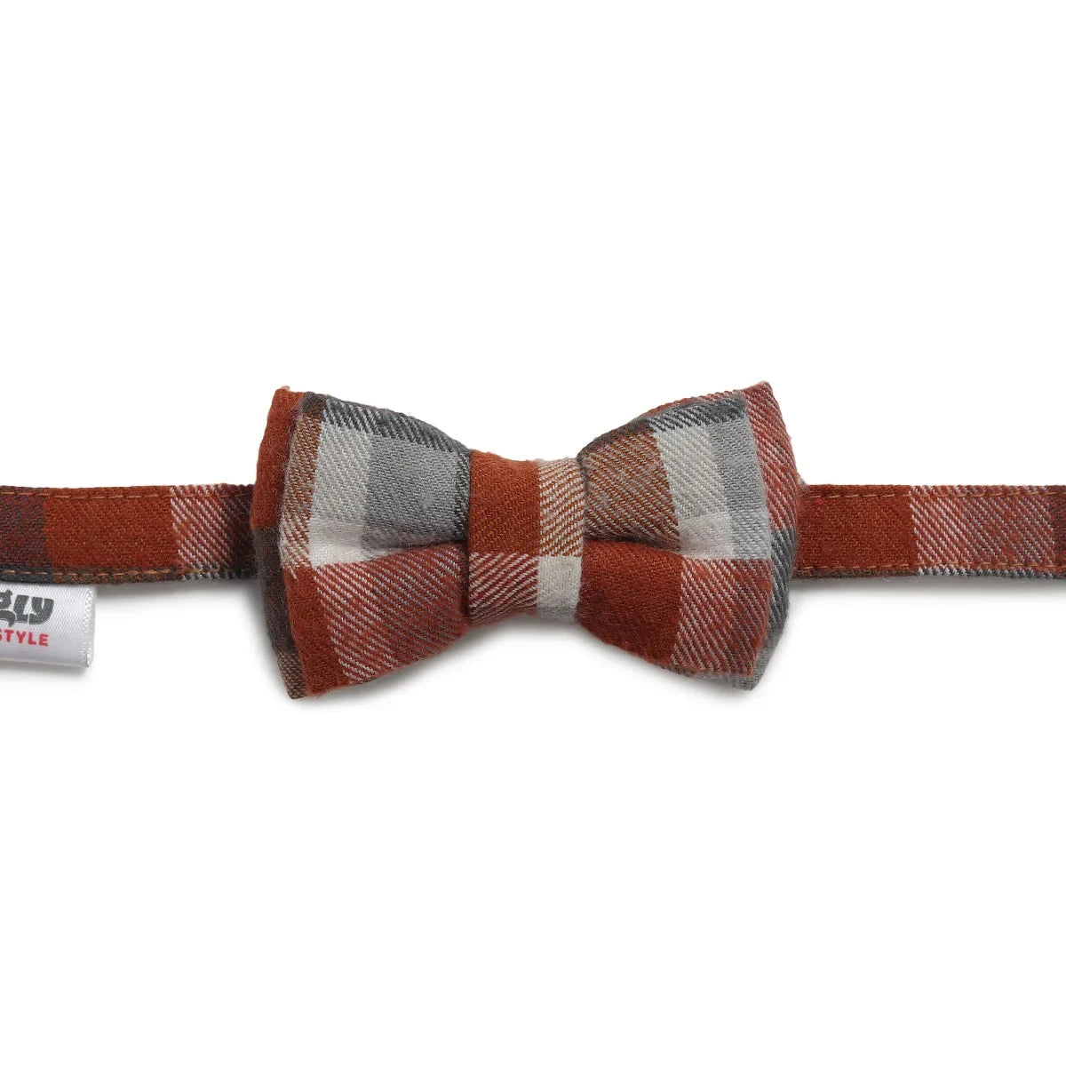 Zl Chocolatey Check Dog & Cat Bow-Tie-Small - Zigly