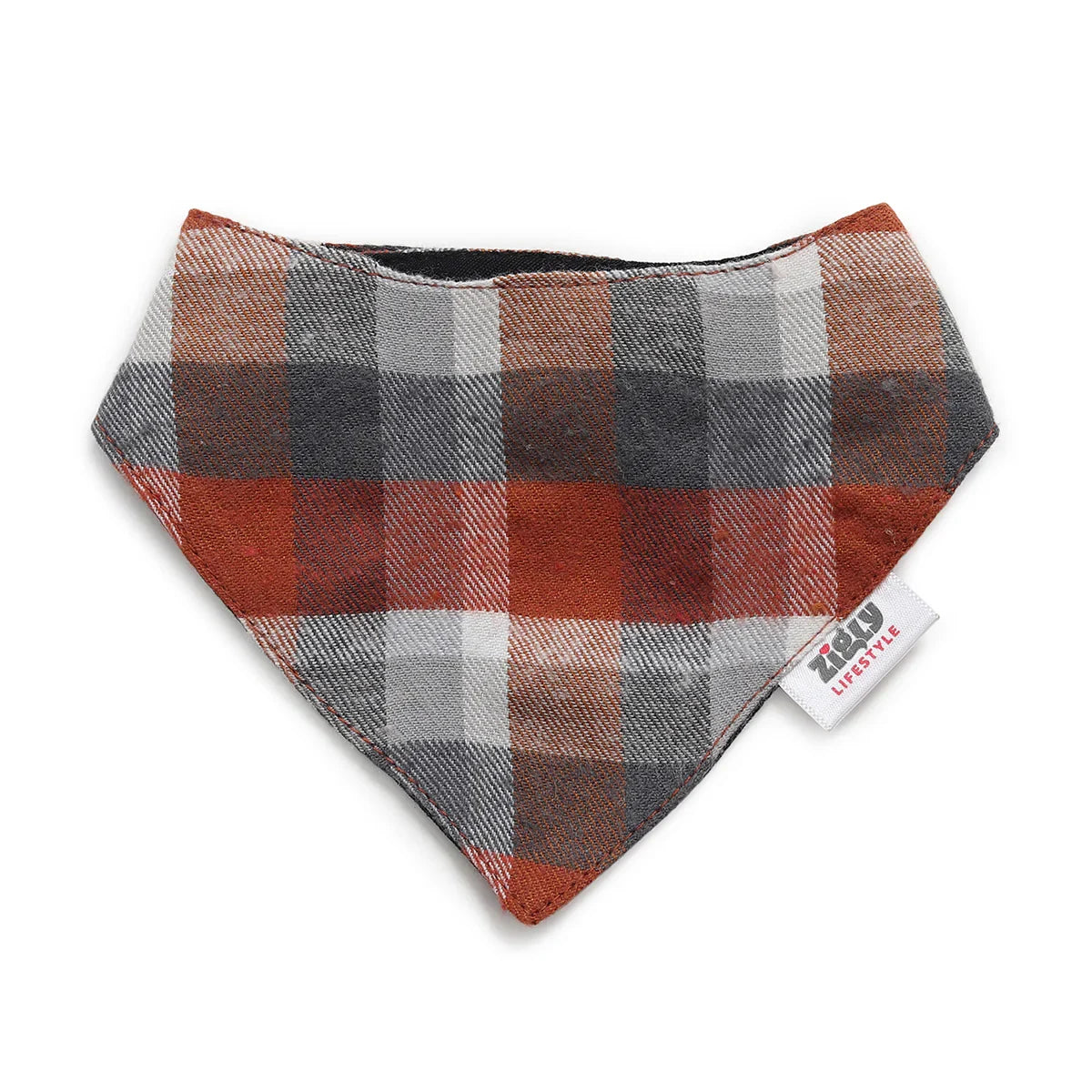 ZL Chocolatey Check Cat Dog Bandana - Zigly