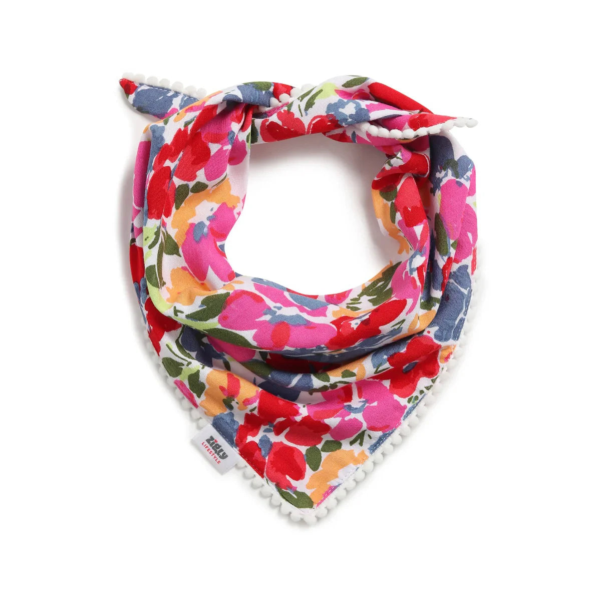 ZL Multicolour Floral Dog Bandana - Zigly