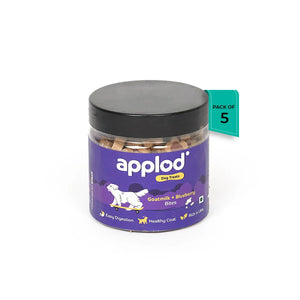 Applod Goatmilk & Blueberry Bites Dog Treat - 220g - Zigly