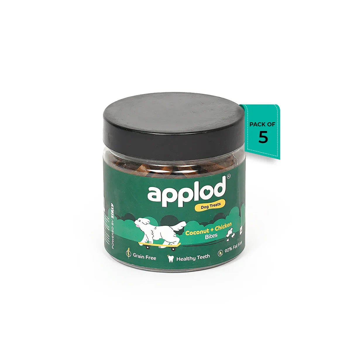 Applod Coconut & Chicken Bites Dog Treat - 200g - Zigly