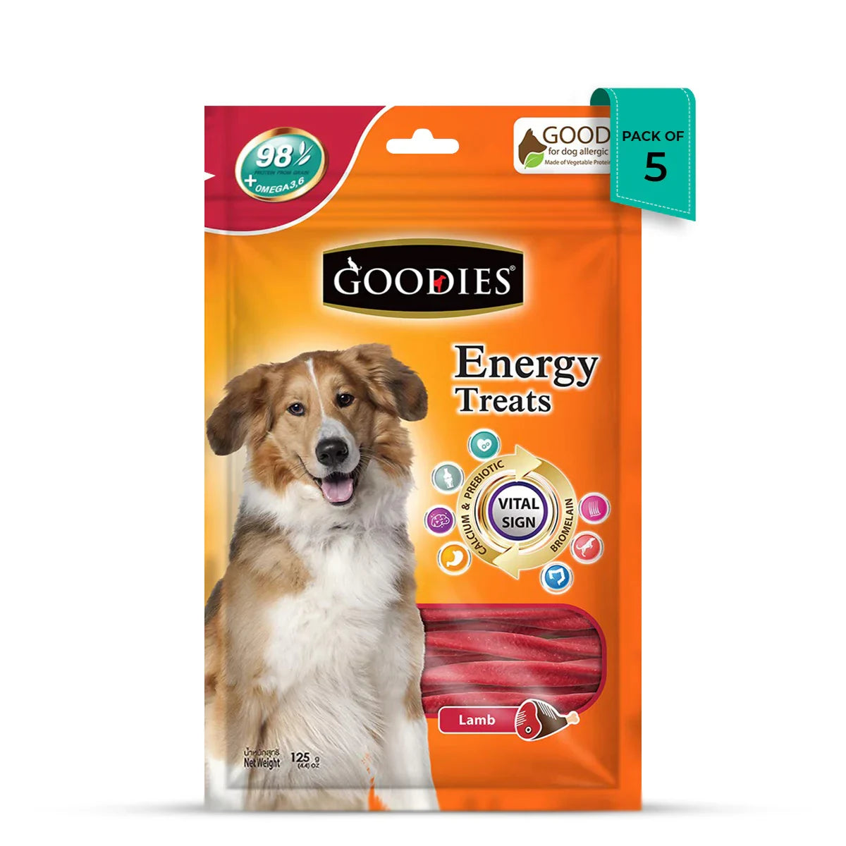 Goodies Energy Treats Lamb Flavour Dog Dental Treat - Zigly
