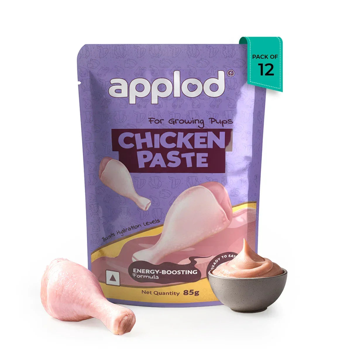 Applod® Chicken Paste Wet Puppy Food 85g - Zigly