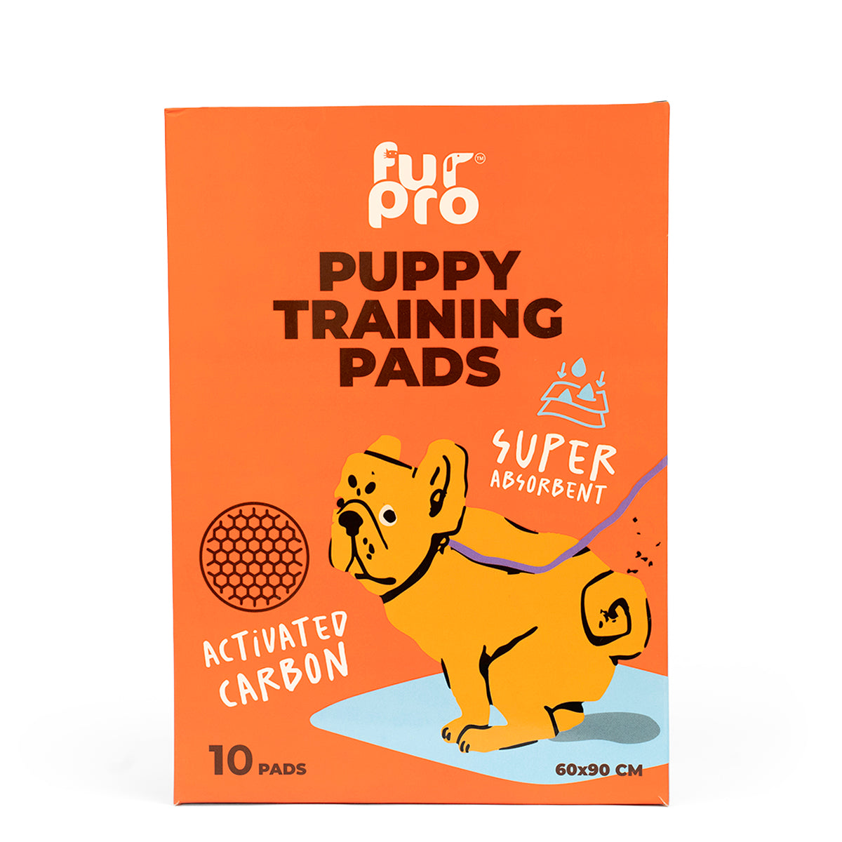 Furpro Carbon Puppy Training Pads 10 Pads (60x90 cm) - Zigly
