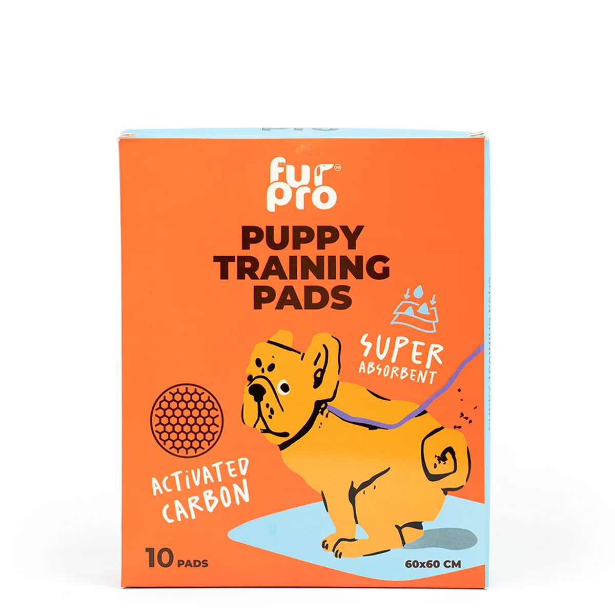 Furpro Carbon Puppy Training Pads 10 Pads (60x60 cm) - Zigly