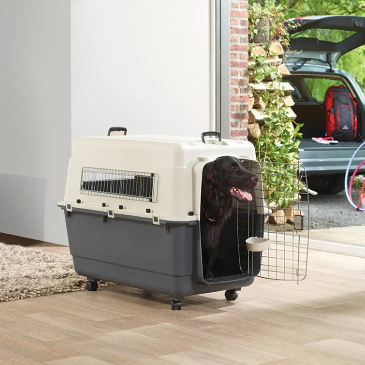 Savic Andes 6 Pet Carrier - Ivory - 36x24x27 inch - Zigly