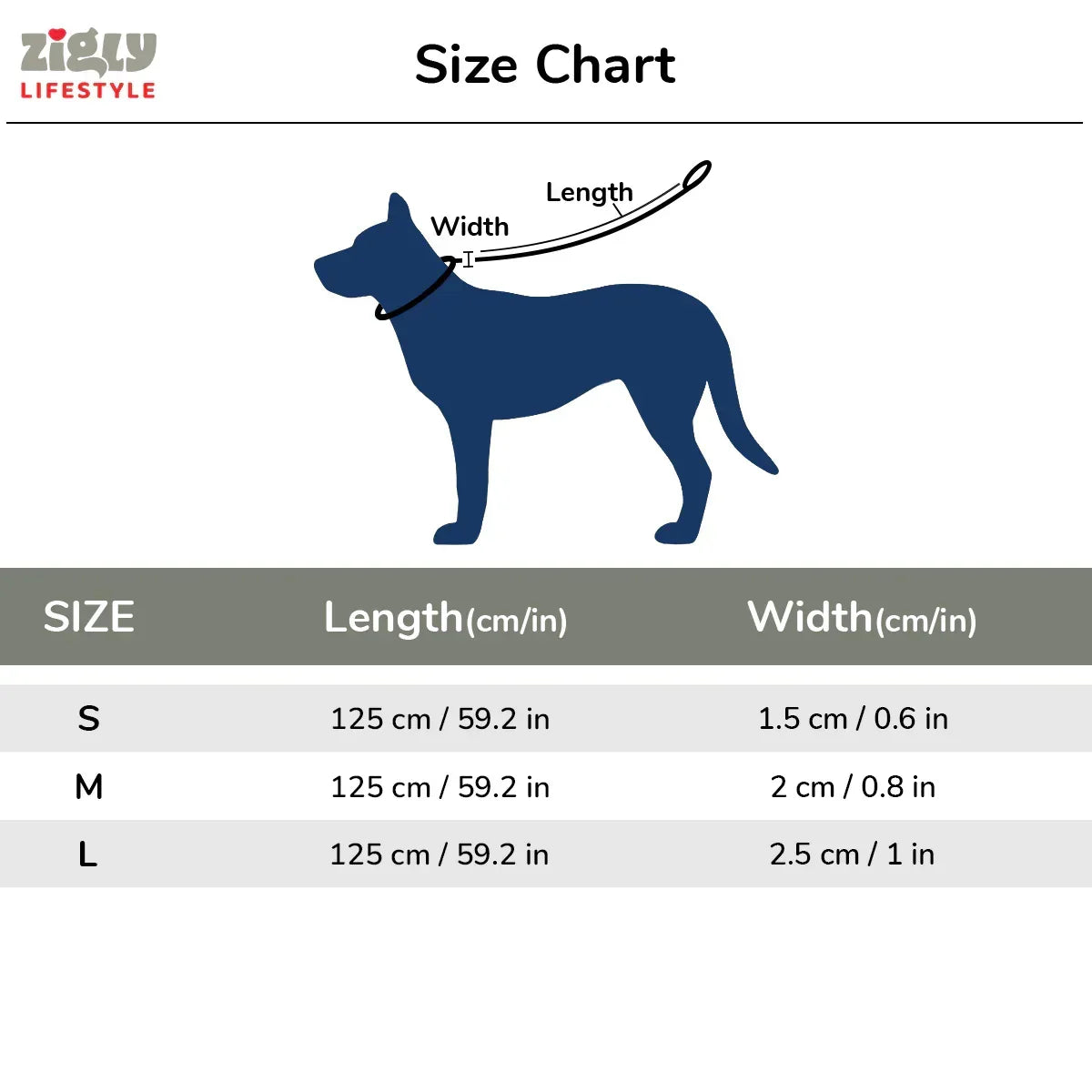 ZL Classic Padded Dog Leash Black - Zigly