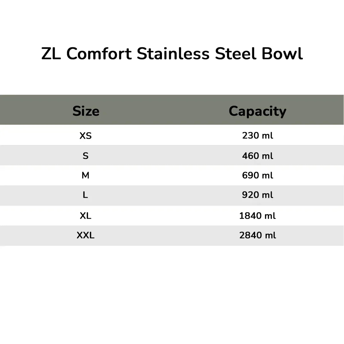 ZL Comfort Stainless Steel Dog Bowl - Zigly