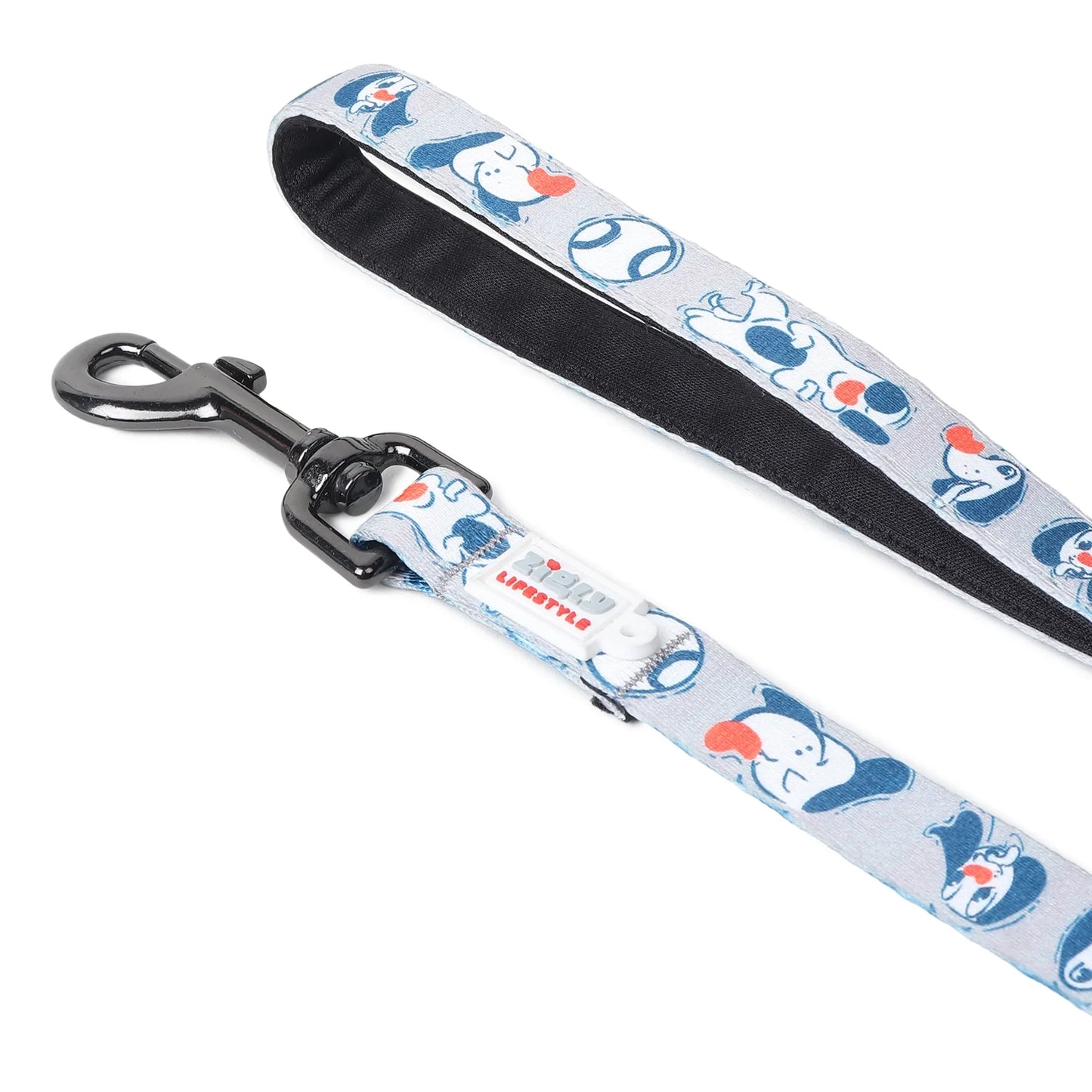 ZL Doodle Dog Leash - Grey - Zigly