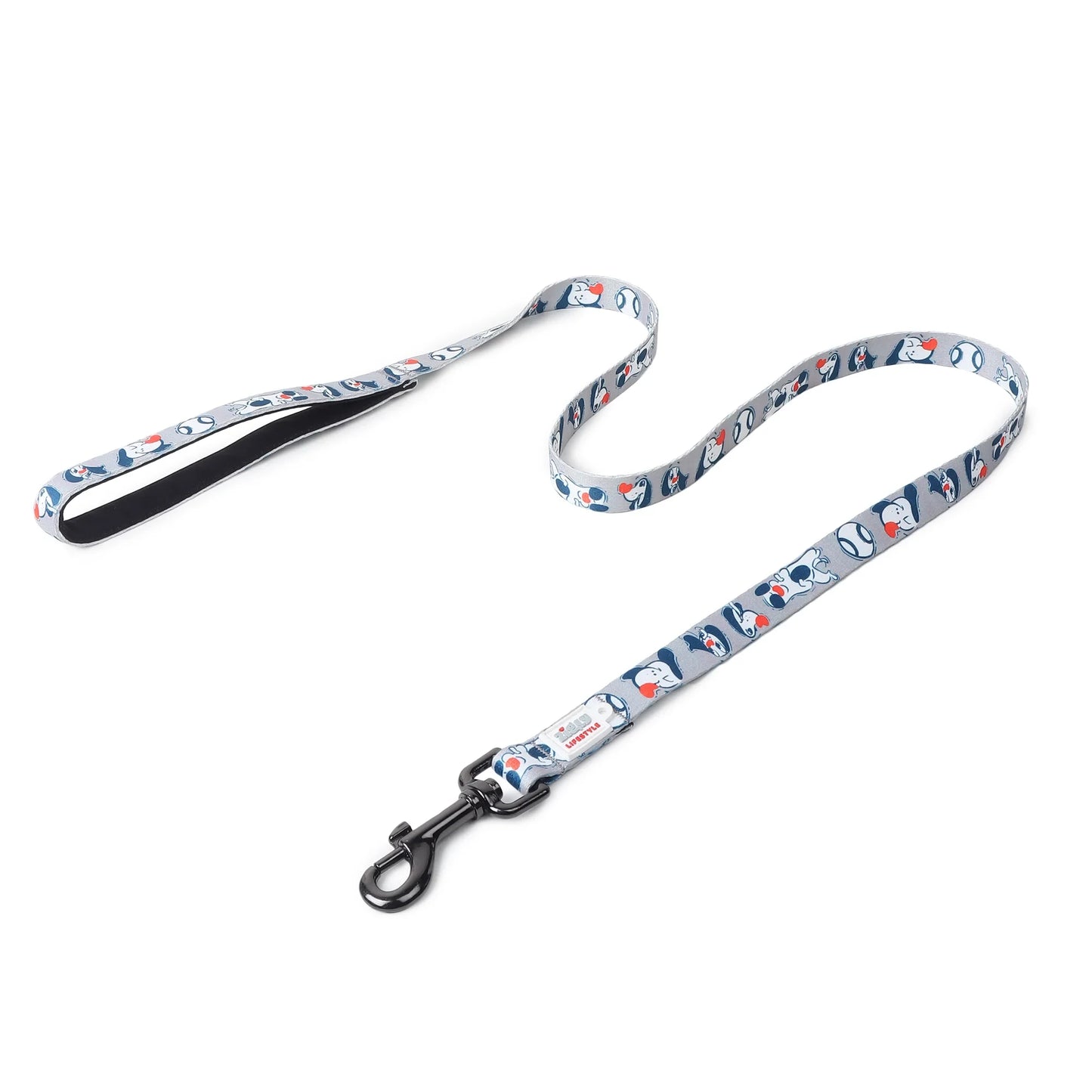 ZL Doodle Dog Leash - Grey - Zigly