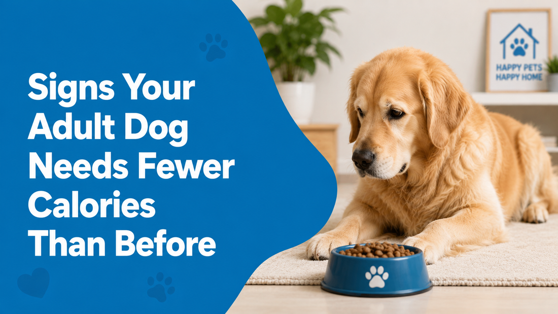 Signs Your Adult Dog Needs Fewer Calories Than Before 