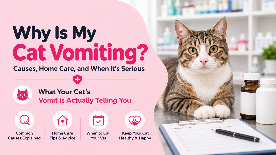 Why Is My Cat Vomiting? Causes, Home Care, and When It's Serious