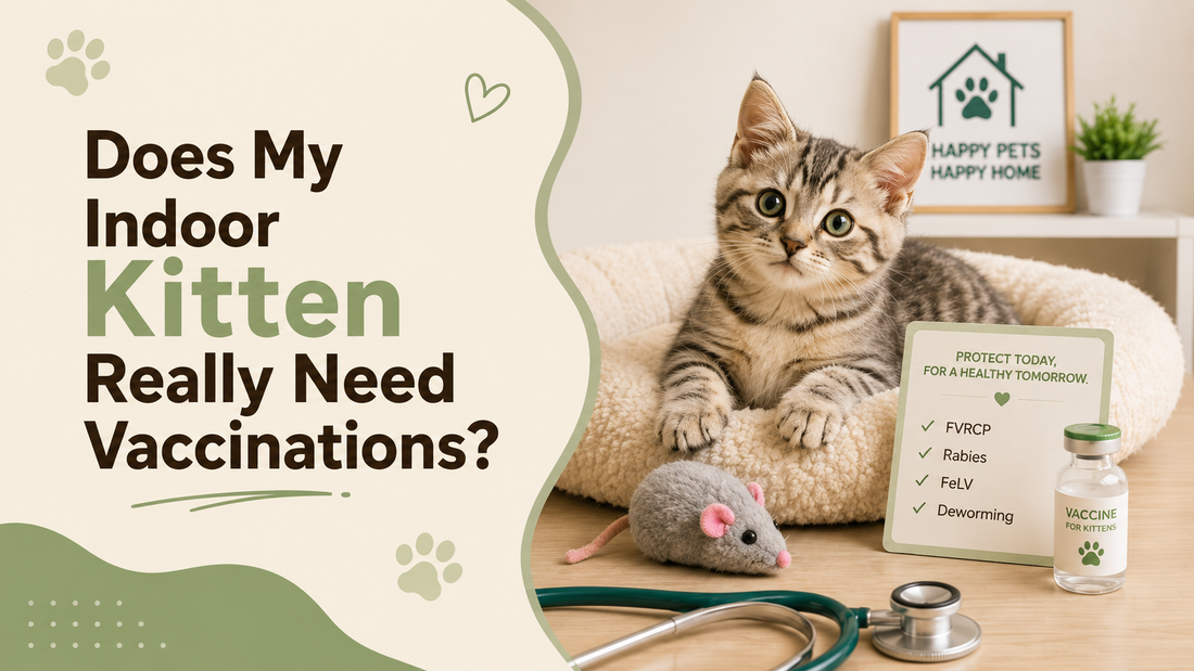 Does My Indoor Kitten Really Need Vaccinations? What Every First-Time Cat Parent Should Know