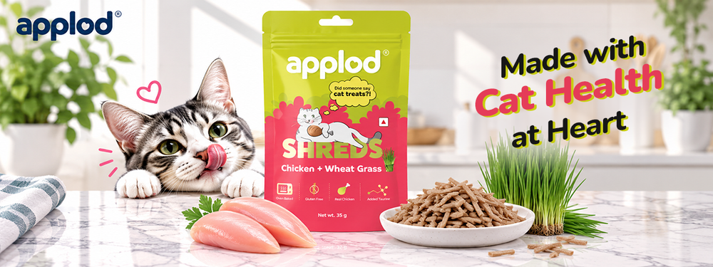 Applod Natural Chicken with Wheat Grass Grain-Free Meaty Cat Treats (35g)