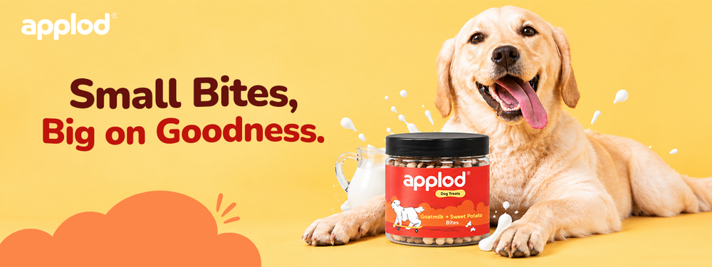 Applod Goatmilk & Sweet Potato Bites Dog Treats - 220g