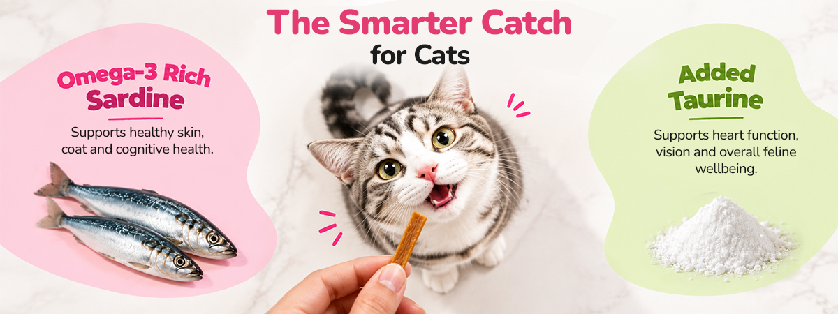 Applod Natural Sardine with Blueberry Grain-Free Cat Treats (35g)