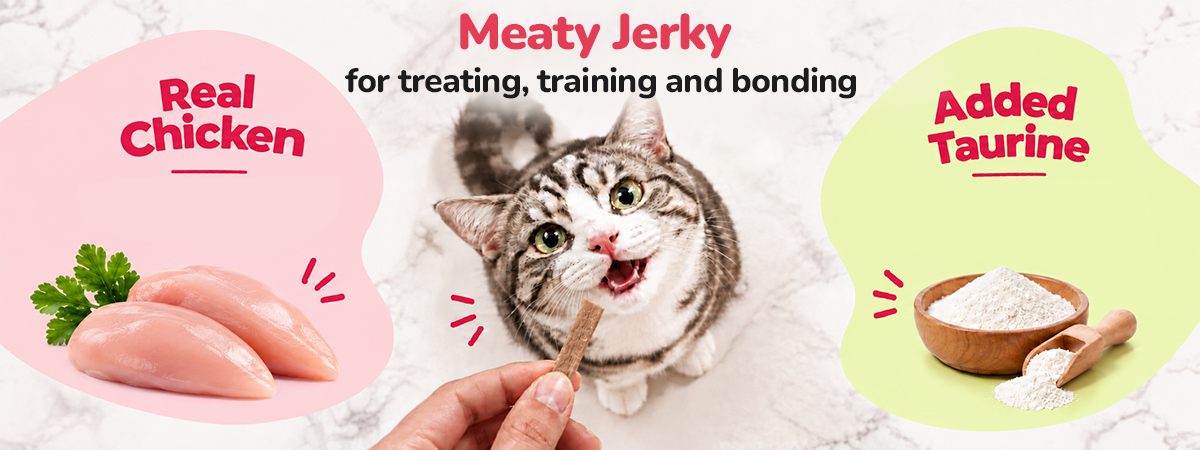 Applod Natural Chicken with Wheat Grass Grain-Free Meaty Cat Treats (35g)
