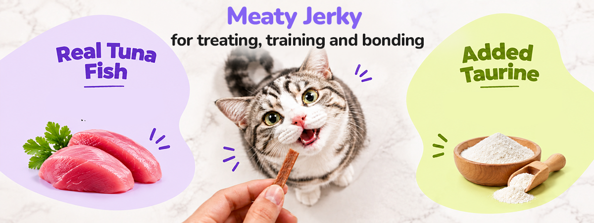Applod Natural Tuna with Cranberry Grain-Free Soft Jerky Cat Treats (35g)