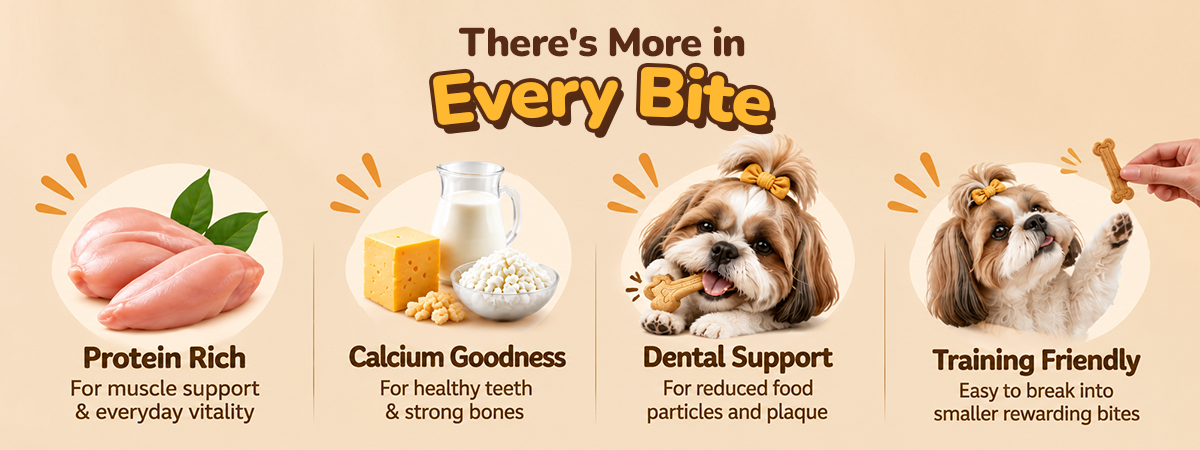 Applod Crunch-a-Licious Gluten Free Chicken & Cheese Dog Biscuits - 800g