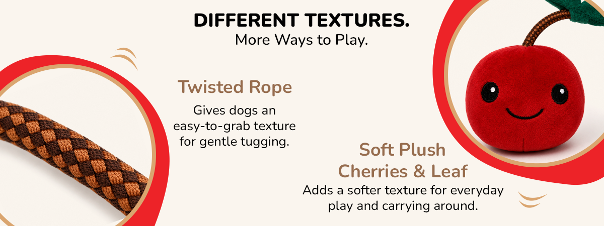 ZL Cherry Pop Rope Toy for Dogs