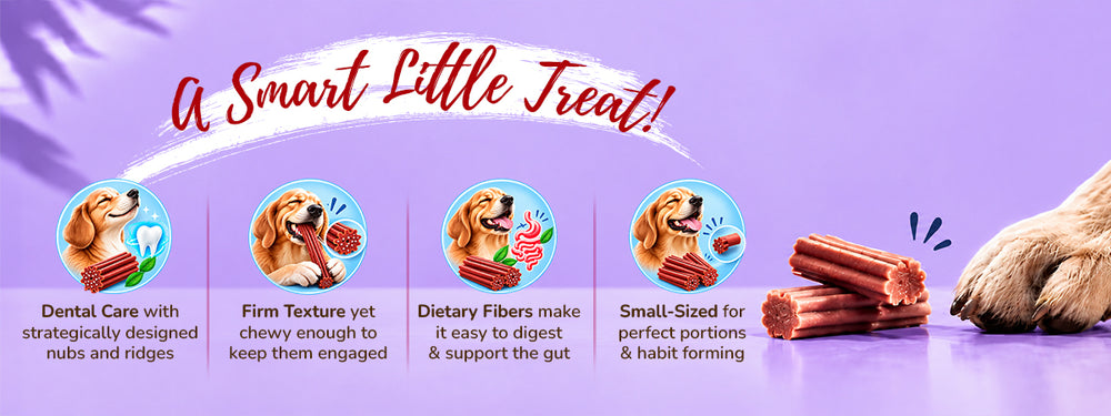 Applod Dental Stix Chicken Flavour Plaque & Tartar Control Dog Treats - 220g