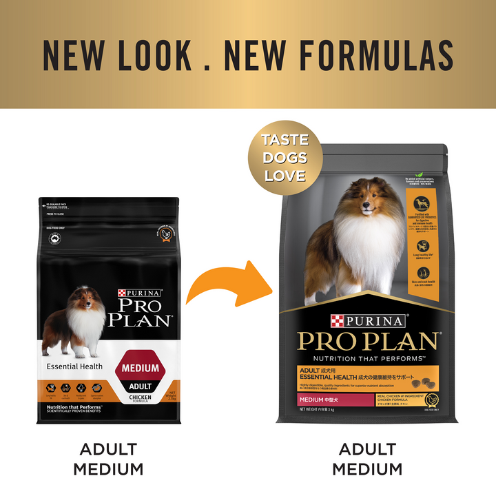 PURINA PRO PLAN Medium-Sized Adult Dry Dog Food - 3kg