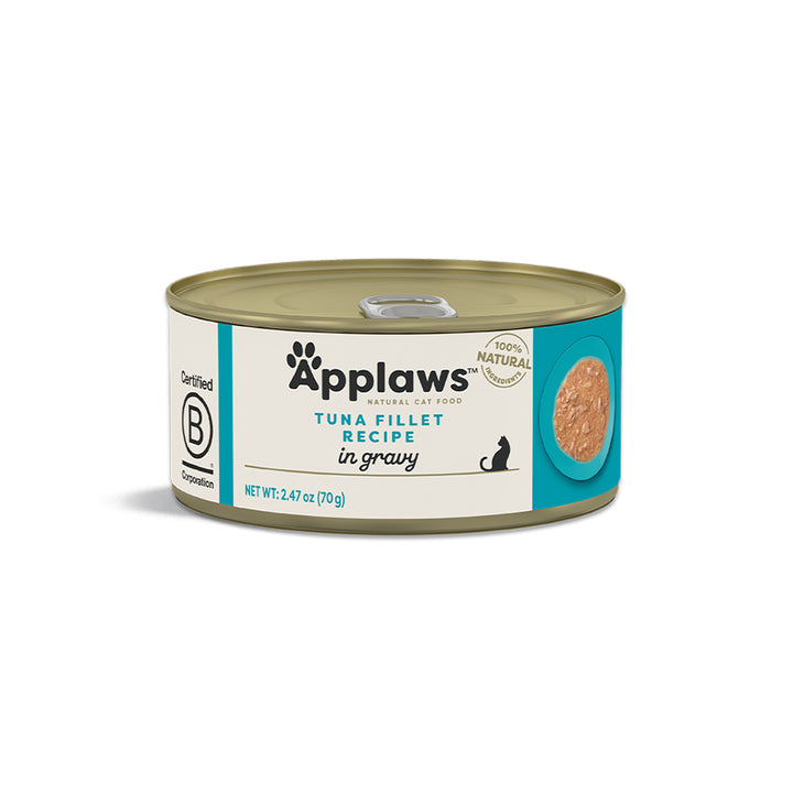 Applaws Tuna Fillet Canned Adult Cat Food - Wet Cat Food - All Breeds - 70g