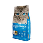 Zigly Intersand OdourLock mineral cat litter 6kg blue bag with cat face design