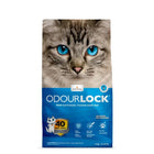 Zigly Intersand OdourLock mineral cat litter 6kg bag with blue-eyed cat image, odor control, unscented, multi-cat formula.