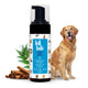 Tell Tails waterless foam shampoo for dogs with cinnamon and aloe vera, available at zigly