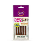 Zigly Growlers Puppy Snack all-natural meatzip bone treats, chicken flavor, 6 edible sticks