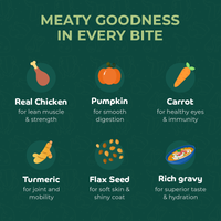 Applod Chicken & Veggies Chunks in Gravy Adult Wet Dog Food - 85g