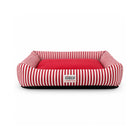 ZL Red Stripe Lounger Dog Bed