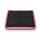 ZL Red Stripe Lounger Dog Bed