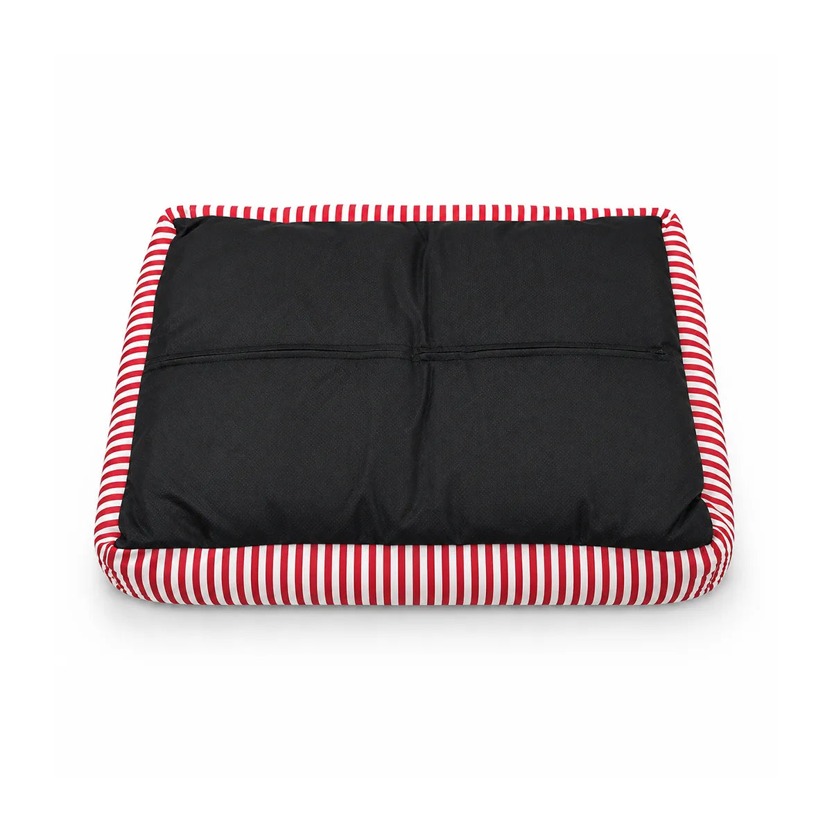 ZL Red Stripe Lounger Dog Bed