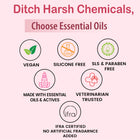 Tell Tails dog shampoo benefits: vegan, silicone, SLS & paraben free, IFRA certified at zigly