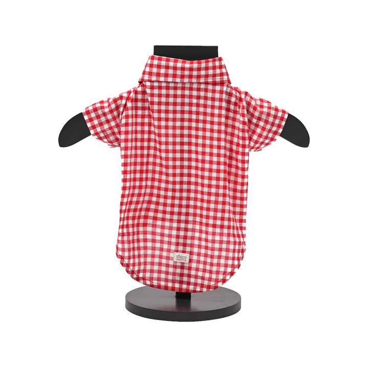 ZL Gingham Glam Dog Shirt