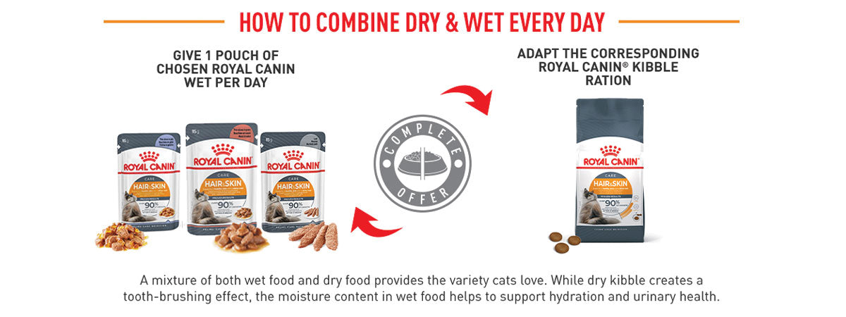 Royal Canin Hair & Skin Adult Wet Cat Food
