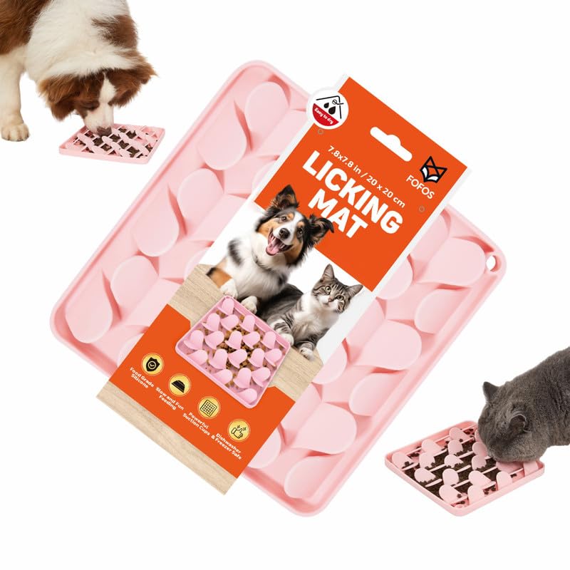 FOFOS Dog Lick Mat - Pink