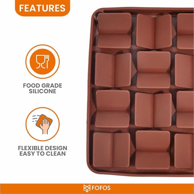 FOFOS Licking Mat for Dogs & Cats - Dark Brown
